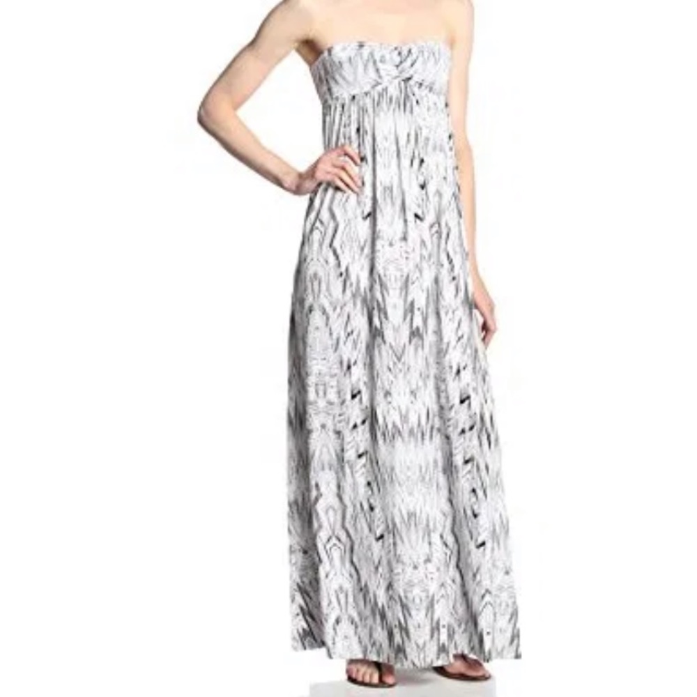 Ella Moss Xander Jersey Strapless Dress Sz XS